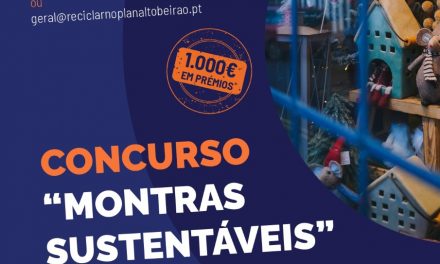 Montras sustentáveis no Natal de Vouzela  Município promove concurso que sensibiliza para a reutilização de materiais,  vencedor recebe prémio de 500 euros.